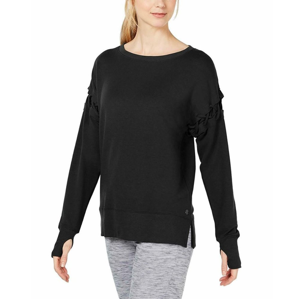 Ideology Women's Criss-Cross-Sleeve Top